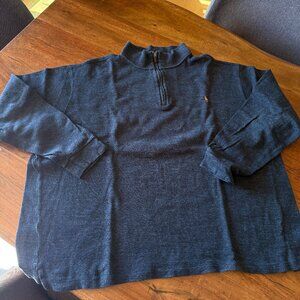 POLO Quarter Zip - Grey - Estate Rib 2XL